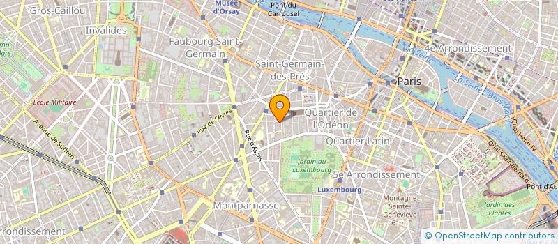 localisation de l'entreprise LA PROCURE LIBRAIRIE à PARIS