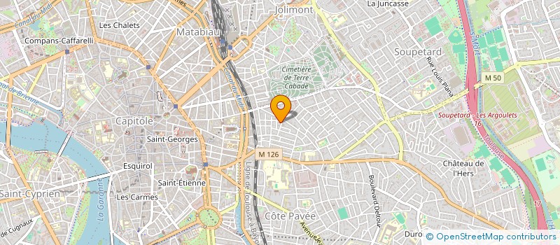 localisation de l'entreprise LA PROD  TOULOUSE