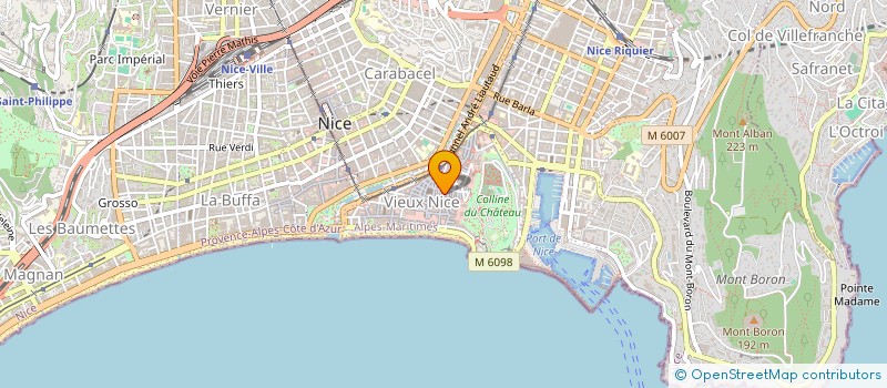 localisation de l'entreprise LA PROD' à NICE