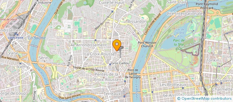 localisation de l'entreprise LA PRODACTION à LYON