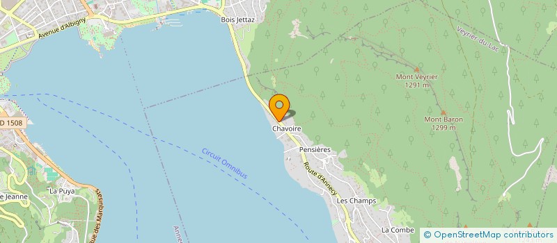 localisation de l'entreprise LA PRODUCTION  VEYRIER-DU-LAC