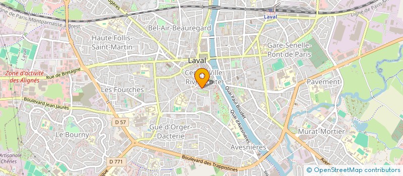 localisation de l'entreprise LA PRODUCTION DES SULTANES à LAVAL
