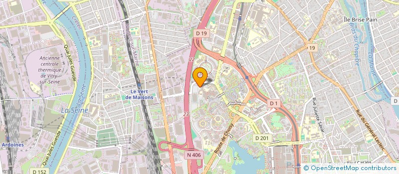 localisation de l'entreprise LA PROJETTERIE  CRETEIL