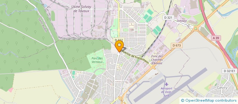 localisation de l'entreprise LA PROMENADE  TAVAUX