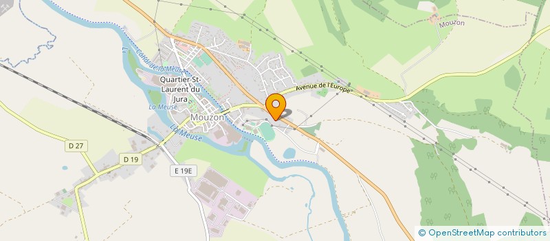 localisation de l'entreprise LA PROMENADE  MOUZON