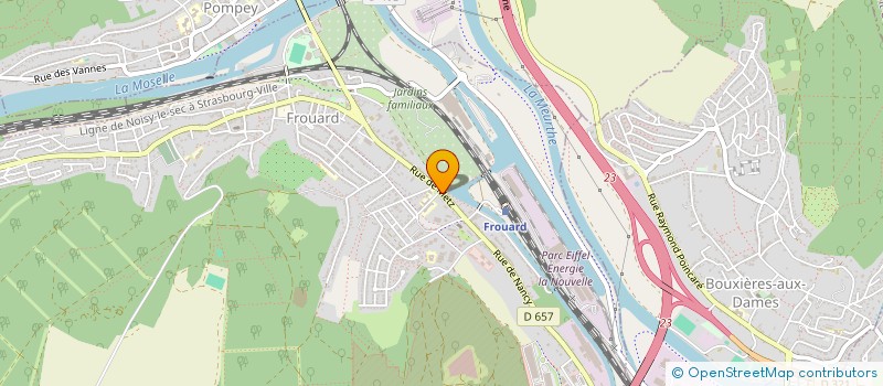 localisation de l'entreprise LA PROMENADE  FROUARD