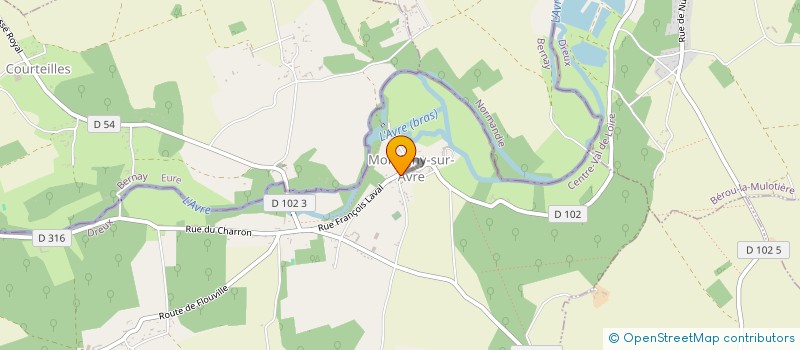 localisation de l'entreprise LA PROMENADE à MONTIGNY-SUR-AVRE