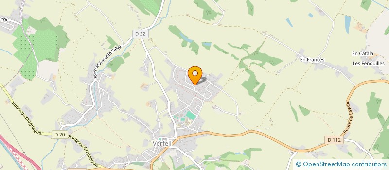 localisation de l'entreprise LA PROMENADE  VERFEIL