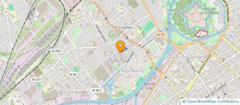 localisation de l'entreprise LA PROMENADE à LILLE