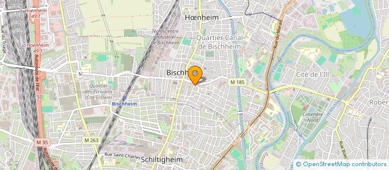 localisation de l'entreprise LA PROMENADE DES BALKANS à BISCHHEIM