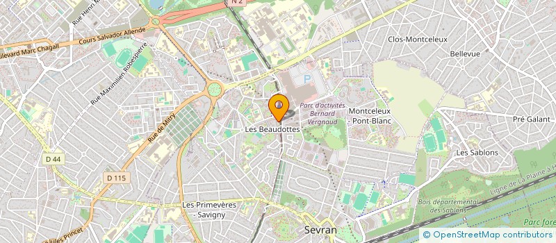 localisation de l'entreprise LA PROMESSE BUSINESS SERVICES SASU à SEVRAN
