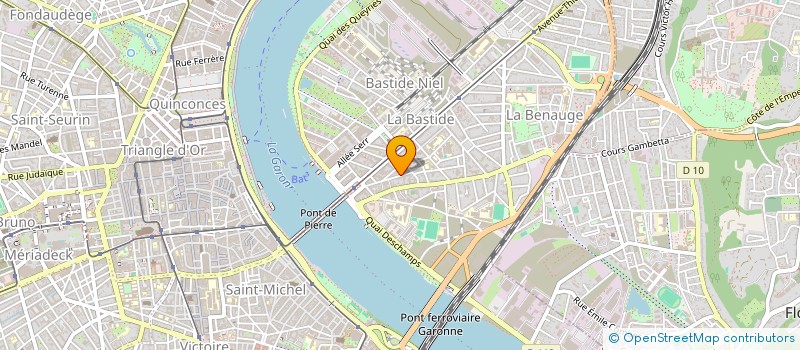 localisation de l'entreprise LA PROMESSE LOGISTIQUE à BORDEAUX