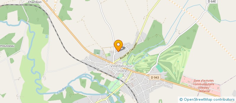 localisation de l'entreprise LA PROMOTRICE à VILLEDIEU-SUR-INDRE