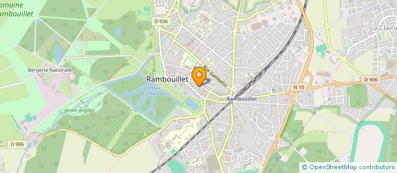 localisation de l'entreprise LA PROPEINTRE à RAMBOUILLET