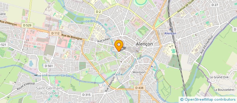localisation de l'entreprise LA PROPRIETE FAMILIALE à ALENCON