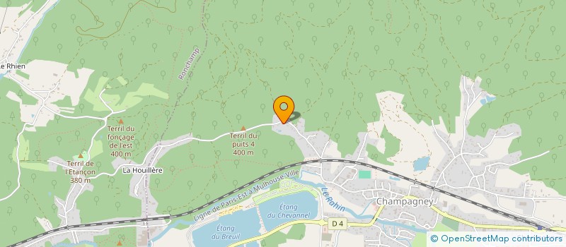 localisation de l'entreprise LA PROSPERITE  CHAMPAGNEY