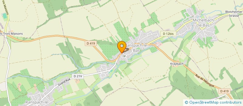 localisation de l'entreprise LA PROSSPERITE  RANSPACH-LE-BAS