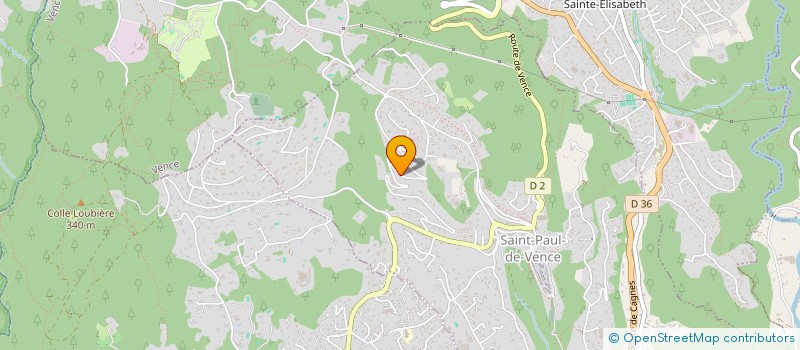 localisation de l'entreprise LA PROTECTION à SAINT-PAUL-DE-VENCE