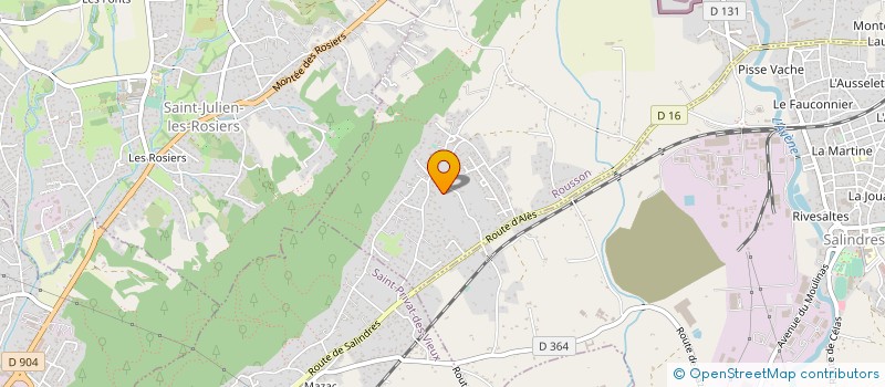 localisation de l'entreprise LA PROTECTION SECURITE INCENDIE à ROUSSON