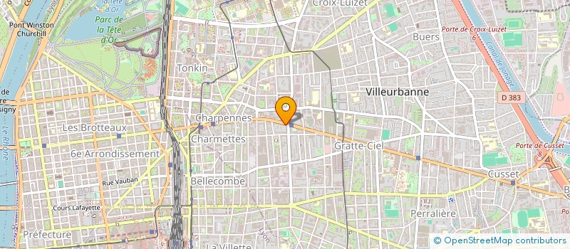 localisation de l'entreprise LA PROTECTORE ESPAGNOLA  VILLEURBANNE