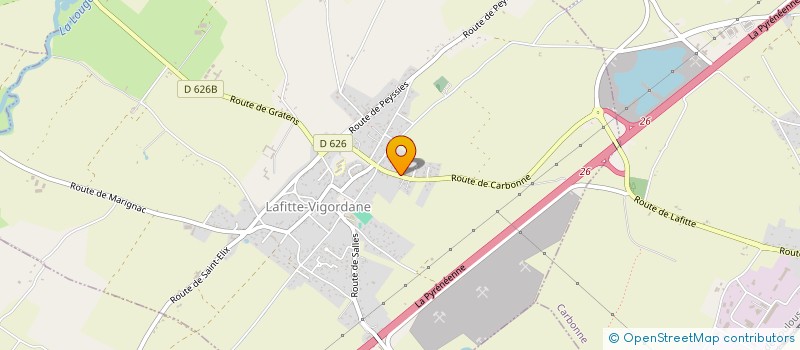 localisation de l'entreprise LA PROTHESE DENTAIRE AU FEMININ  LAFITTE-VIGORDANE