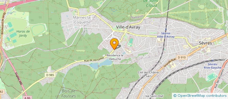 localisation de l'entreprise LA PROTHESE FRANCAISE à LONGJUMEAU