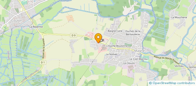 localisation de l'entreprise LA PROUE  MAGNE