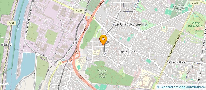 localisation de l'entreprise LA PROVA  LE GRAND-QUEVILLY