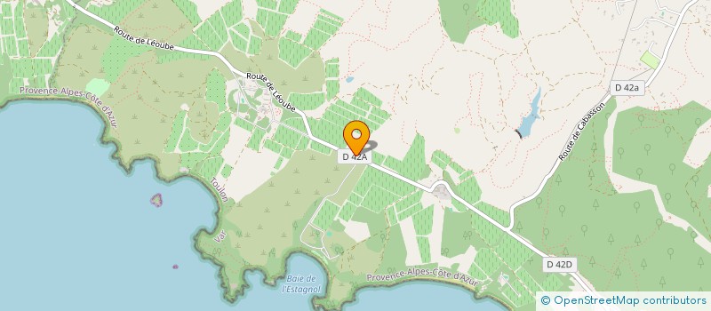 localisation de l'entreprise LA PROVENCALE à BORMES-LES-MIMOSAS