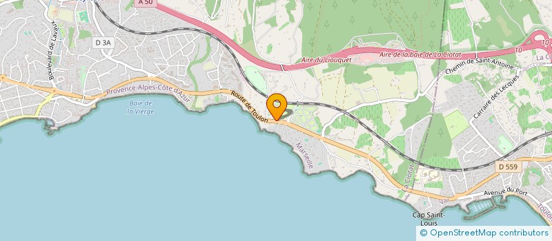 localisation de l'entreprise LA PROVENCALE  LA CIOTAT