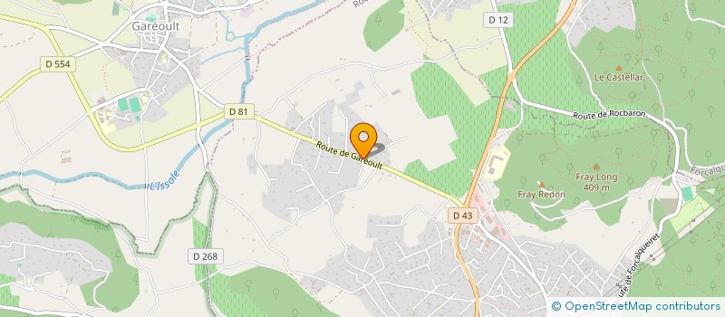 localisation de l'entreprise LA PROVENCALE  ROCBARON