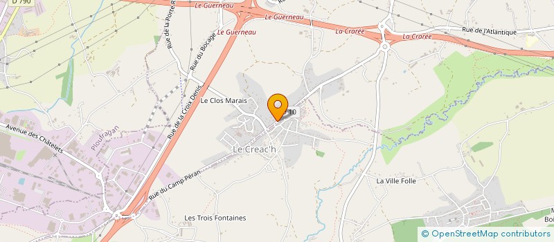 localisation de l'entreprise LA PROVENCALE  TREGUEUX