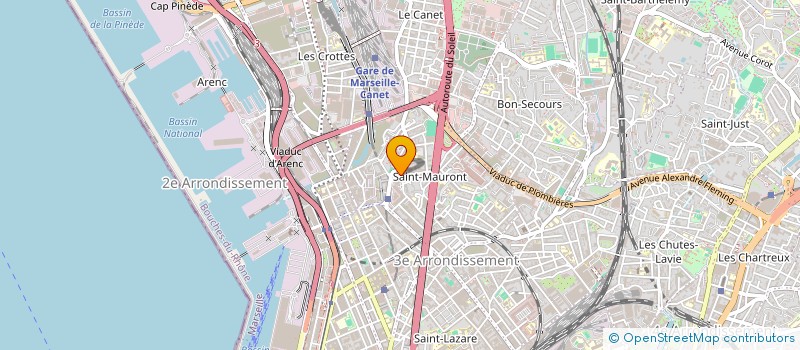 localisation de l'entreprise LA PROVENCALE  MARSEILLE