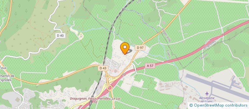 localisation de l'entreprise LA PROVENCALE à CUERS