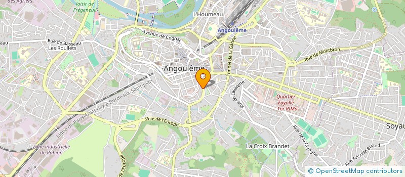 localisation de l'entreprise LA PROVENCALE à ANGOULEME