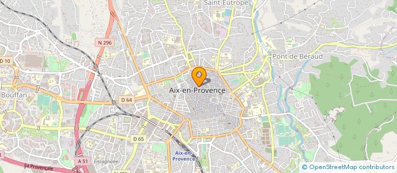 localisation de l'entreprise LA PROVENCALE D'OPTIQUE à AIX-EN-PROVENCE