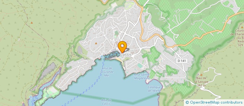 localisation de l'entreprise LA PROVENCALE DE DIFFUSION à CASSIS