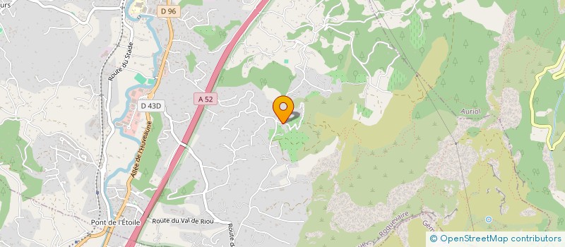 localisation de l'entreprise LA PROVENCALE DE SERVICES à ROQUEVAIRE