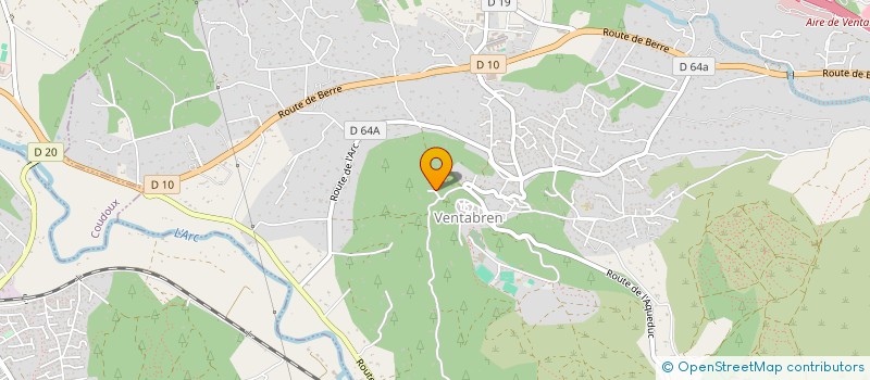 localisation de l'entreprise LA PROVENCALE DE TRAVAUX à VENTABREN