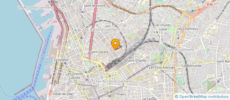 localisation de l'entreprise LA PROVENCALE DU MEUBLE à MARSEILLE