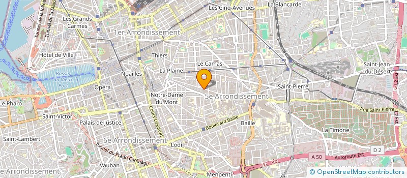localisation de l'entreprise LA PROVENCE à MARSEILLE