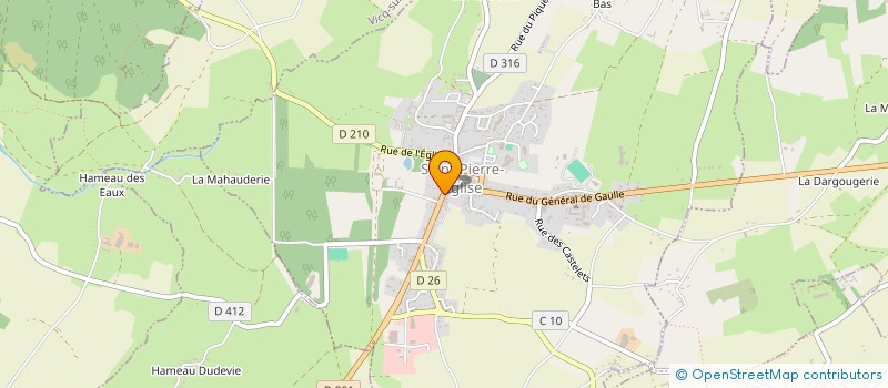 localisation de l'entreprise LA PROVENCE  SAINT-PIERRE-EGLISE