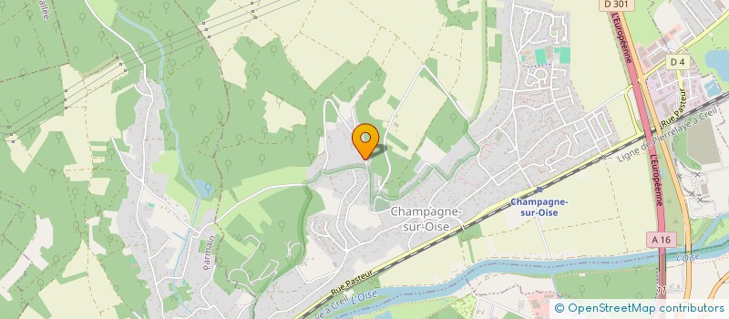 localisation de l'entreprise LA PROVENCE STCM  CHAMPAGNE-SUR-OISE
