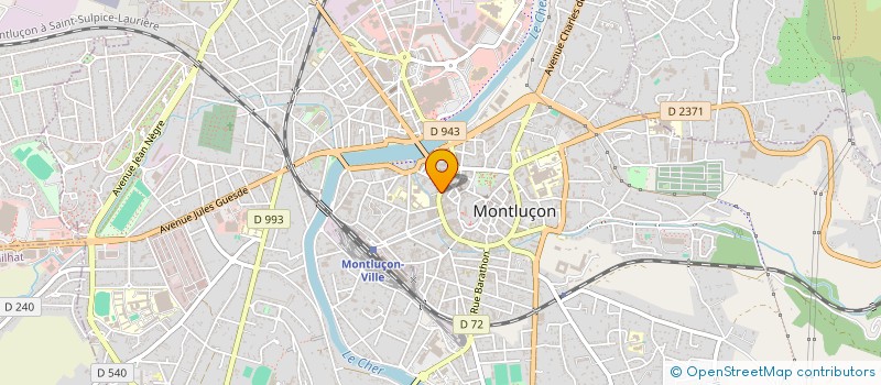 localisation de l'entreprise LA PROVIDENCE à MONTLUCON