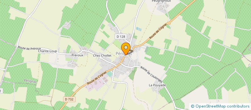 localisation de l'entreprise LA PROVIDENCE  BRIVES-SUR-CHARENTE