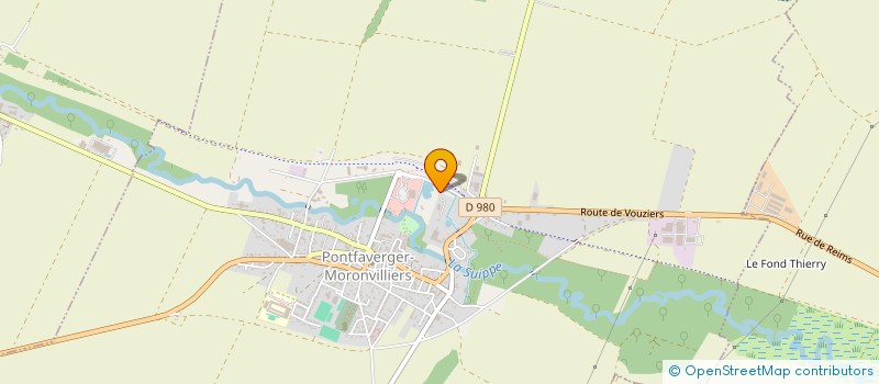 localisation de l'entreprise LA PROVIDENCE  PONTFAVERGER-MORONVILLIERS