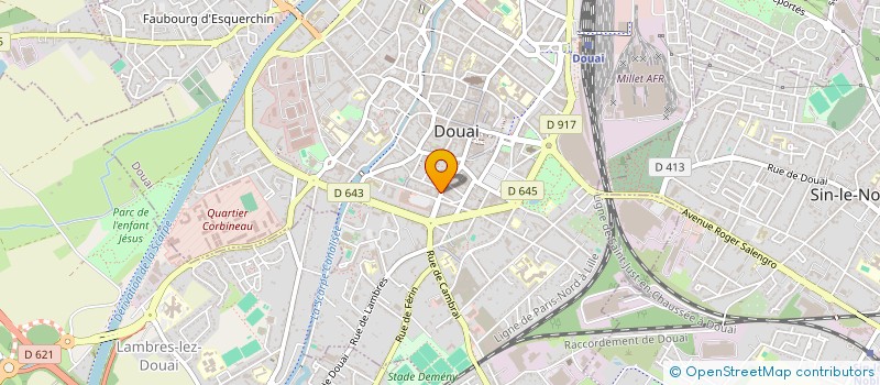 localisation de l'entreprise LA PROVIDENCE à DOUAI
