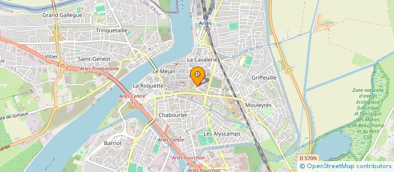 localisation de l'entreprise LA PROVIDENCE à ARLES