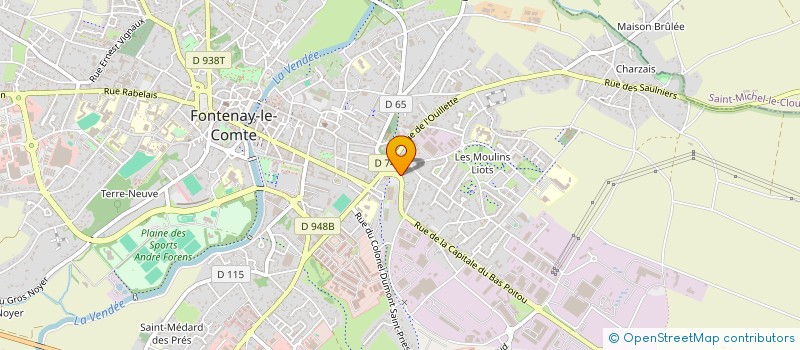 localisation de l'entreprise LA PROVIDENCE à FONTENAY-LE-COMTE