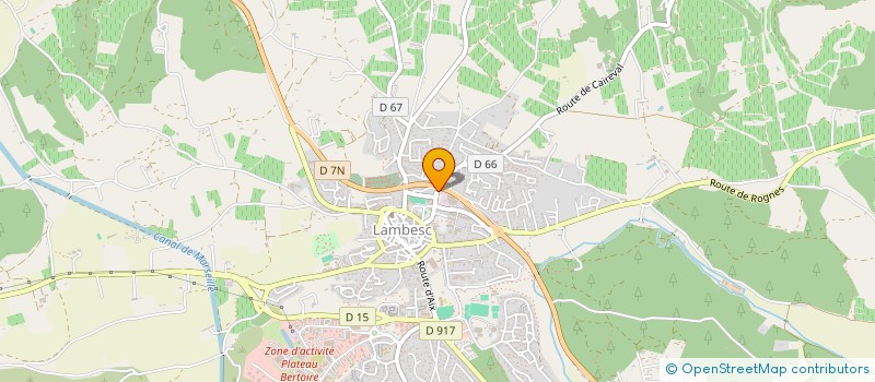 localisation de l'entreprise LA PROVIDENCE  LAMBESC